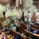 Disruption in Parliament: Chaos Unfolds as Intruders Cause Uproar