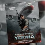 Aerial Thrill: Karan Johar's Skydiving Surprise Reveals Yodha Teaser Date"