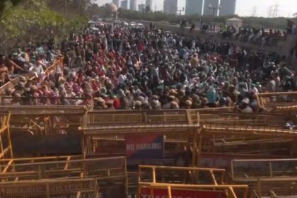 Rural Resilience: Parliament-Bound Protest by Delhi-Noida Farmers