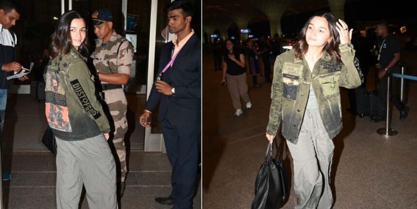 Alia Bhatt's Fashion Win: All-Black Ensemble Spotted at Mumbai Airport