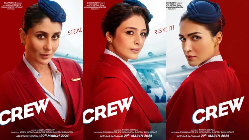 "Celeb Sky Tales: Kareena, Tabu, Kriti Steal the Spotlight as Air Hostesses"