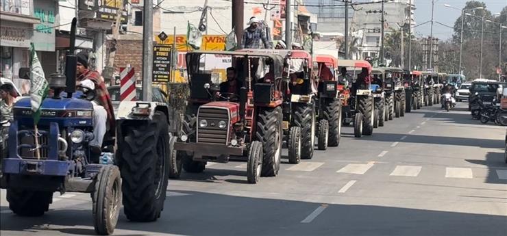 Agricultural Uprising: SKM's Bold Tractor March Protests Unveil Unseen Realities