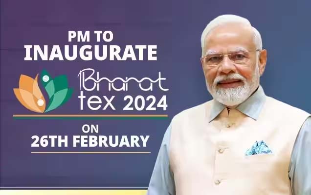 Prime Minister Modi Launches Bharat Tex-2024 Extravaganza