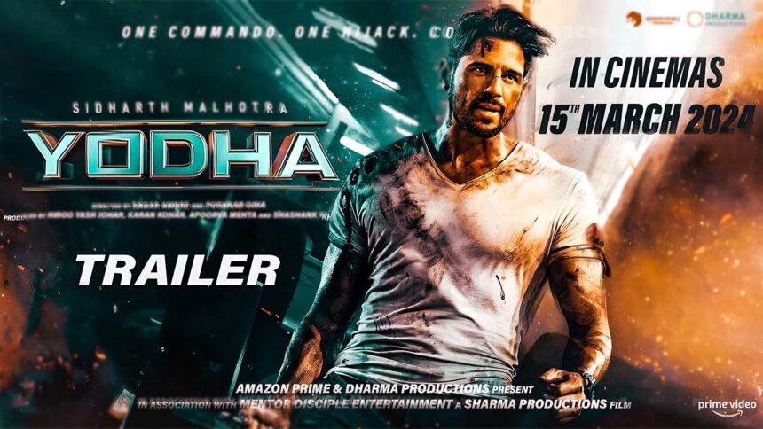 Sidharth Malhotra's Yodha Trailer Teases Heart-Pounding Intrigue