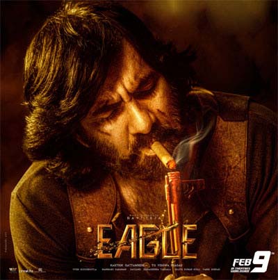 "Action Unleashed: Ravi Teja's Eagle Sequel Soars with Thrilling Title"