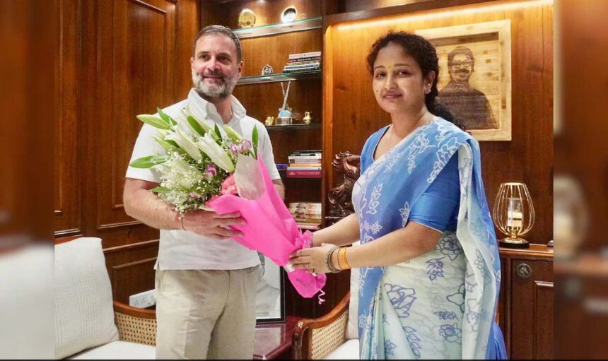 Surprising Moments: Rahul Gandhi's Unplanned Meet with Hemant Soren's Spouse