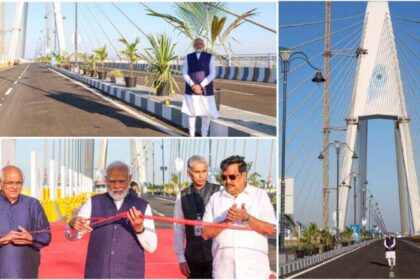 Elevating Gujarat: PM Modi Commences Longest Cable-Stayed Bridge