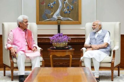 "Sinha Praises Modi: Kashmir's Remarkable Transformation"