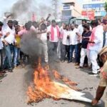 BRS Leaders Protest Arrest: Telangana Unrest