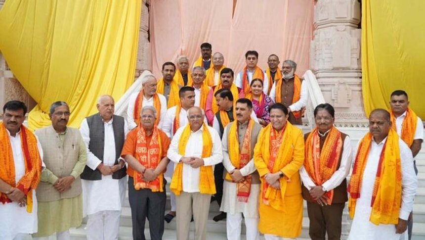 Ram Temple Visit: Gujarat CM and Speaker Share Touching Moments