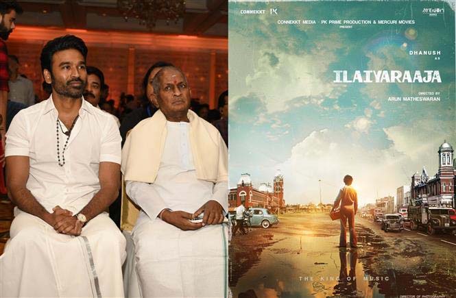 Emotional Tribute: Dhanush Unveils Ilaiyaraaja Biopic with Tears