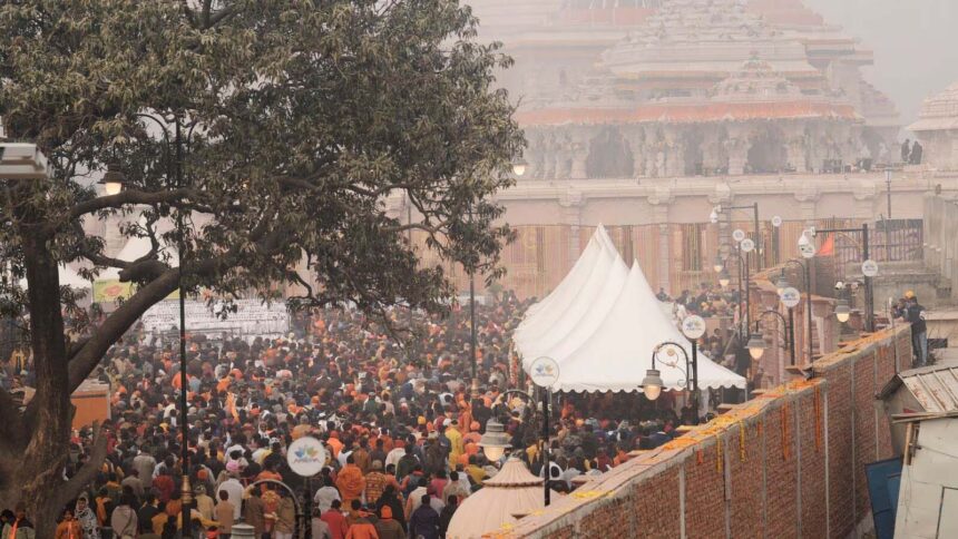 Ayodhya's Ram Mandir: Holi Spectacle Unveiled