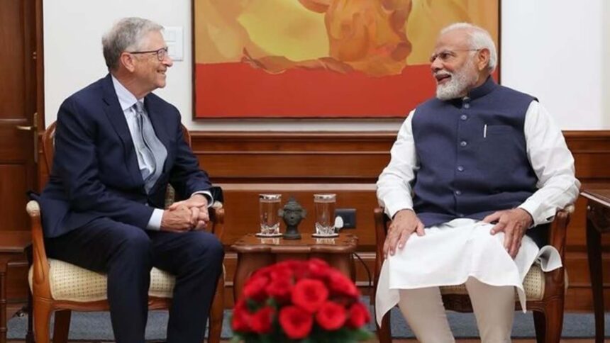 AI Ascendancy: Modi-Gates Dialogue Unveils Tech Triumph