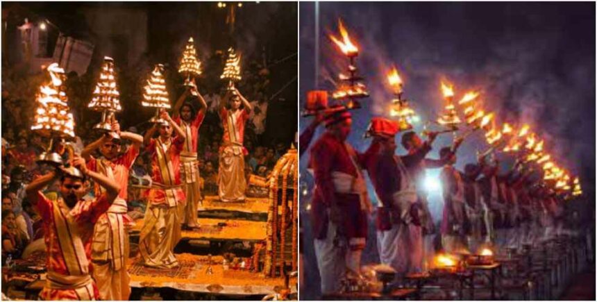 Rishikesh's Divine Display: Ganga Aarti Enchants