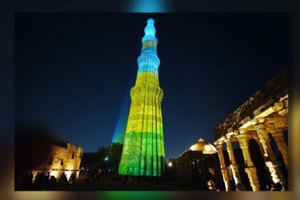 Qutub Minar Shines for Rwanda Genocide Tribute