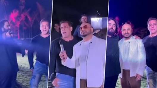 Celebrity Fusion: Salman Khan & B Praak Ignite Anant Ambani's Birthday with Saari Duniya Jala Denge Melody!