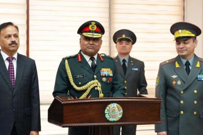 General Pande Launches Advanced IT Lab in Uzbek Academy