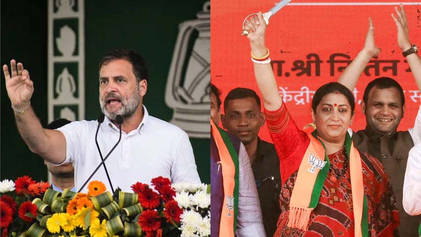 Political Clash: Smriti and Rahul Lock Horns in Amethi Rematch!