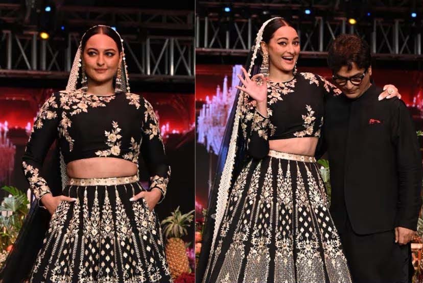 Glamour Unleashed: Sonakshi Sinha's Mesmerizing Ramp Stroll