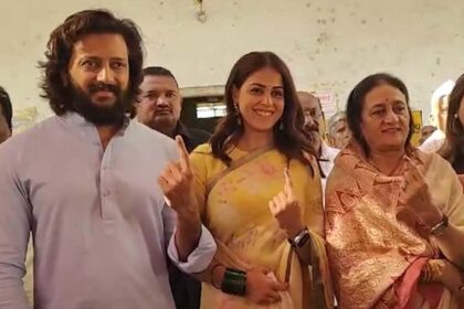 Star Power: Riteish-Genelia's Election Day Gesture Captivates Nation