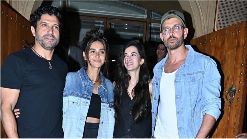 Glamour Alert: Hrithik-Saba's Night Out Ignites ZNMD 2 Buzz"