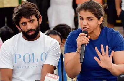 Sakshi Malik, Bajrang Punia Applaud Legal Action on Brij Bhushan Singh