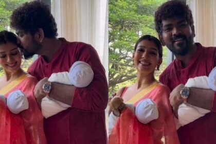 Vignesh's Heartwarming Tribute: Nayanthara's Twins Unveiled