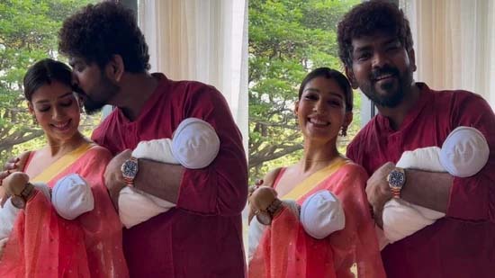 Vignesh's Heartwarming Tribute: Nayanthara's Twins Unveiled