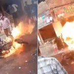 Fireball Chaos: 10 Injured as Bike Explodes in Hyderabad