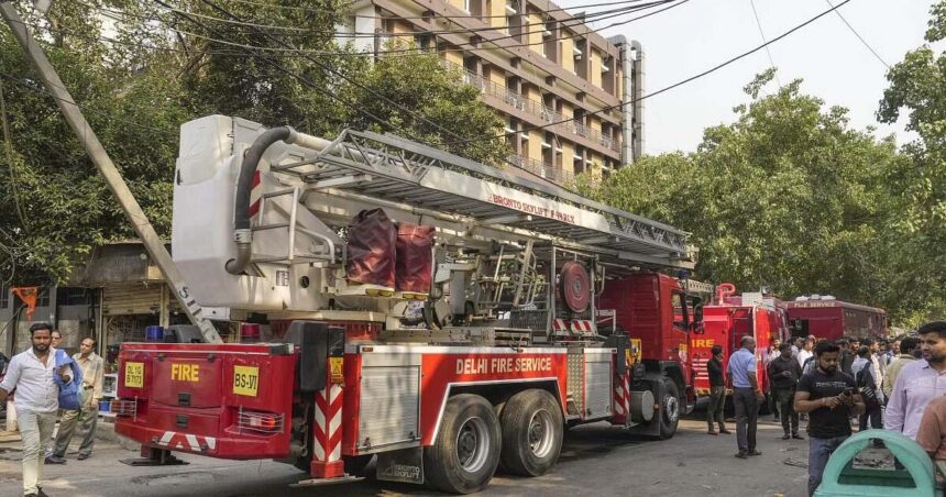 Delhi's Tax Office Horror: Official Lost in Flames