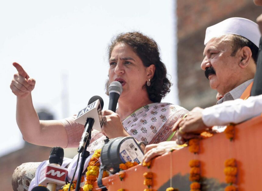 Power Play: Priyanka Gandhi Joins Forces with Senior Congress Titans in Amethi-Rae Bareli