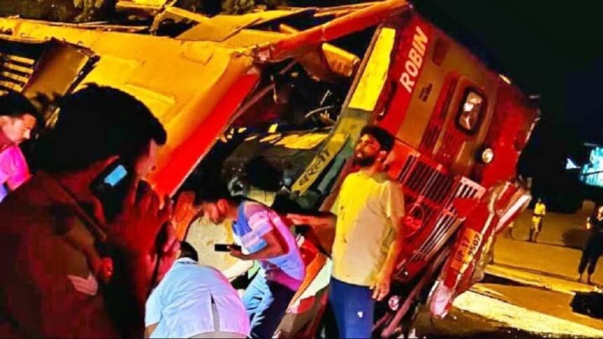 Uttar Pradesh: Bareilly-Bound Bus Plunges, Chaos Ensues