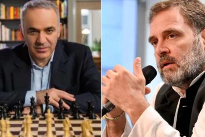 Russian Grandmaster Garry Kasparov took a jab at Congress MP Rahul Gandhi, saying, "Win from Raebareli first