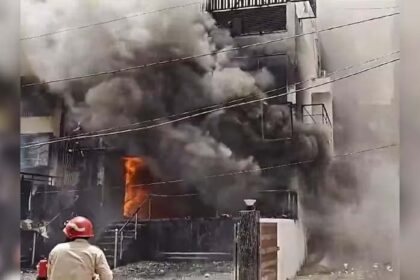 Inferno Engulfs Delhi's Lajpat Nagar Eye Hospital