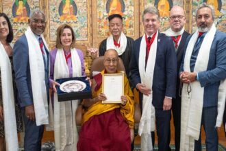 Former US House Speaker Nancy Pelosi Meets Dalai Lama in Dharamshala