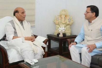 CM Dhami met the Defense Minister, many issues were discussed