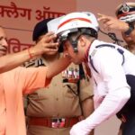 Now you will feel cool while on duty in the sun, CM Yogi distributed AC helmets