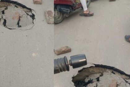 Conspiracy to defame Ayodhya; Video of road sinking on Rampath fake