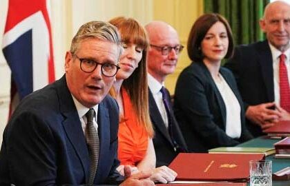 New UK PM: Starmer's Bold First Cabinet Meeting