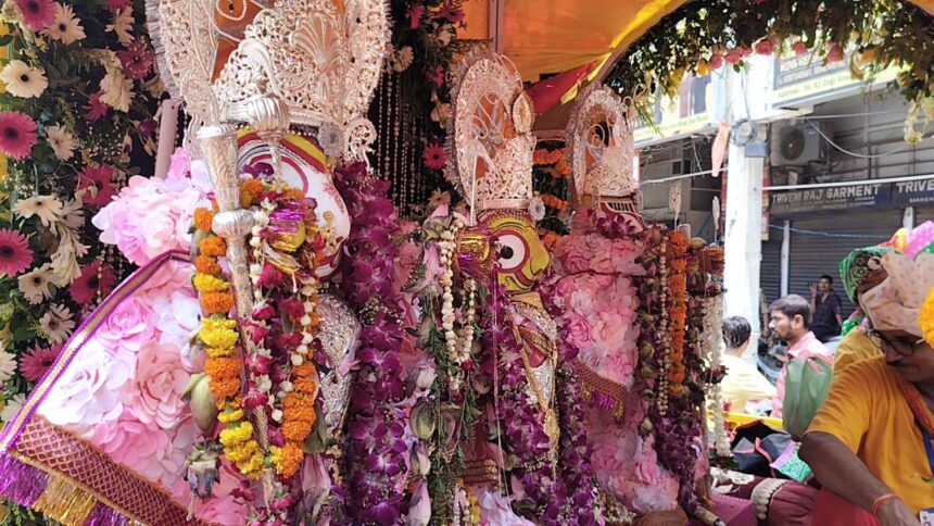 Lord Jagannath's chariot procession started in Prayagraj