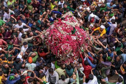 The first Moharram procession was taken out with great pomp and glory