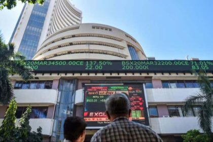 Stock market closed with gains, Sensex up 443 points, Nifty crossed 24,100