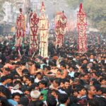 Moharram: The eyes of the mourners became moist after seeing the procession of the caravan of Hussaini