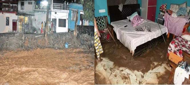 Thursday night brought disaster in Haldwani, water entered the houses due to overflowing of Kalsiya Nala