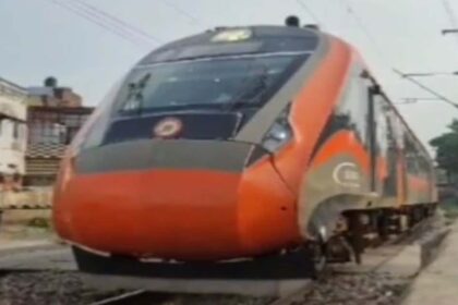 Vande Bharat Express collides with cattle in Agra