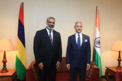 External Affairs Minister S Jaishankar arrived in Mauritius on a two-day visit