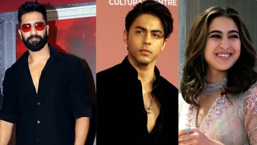 Shahrukh Khan's beloved son Aryan Khan and Sara Ali congratulated Vicky Kaushal for 'Bad News'