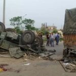 Collision Between Army Truck And Trailer In Jalandhar