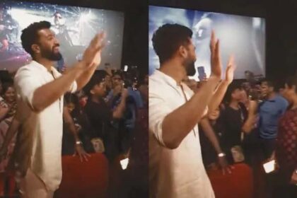 Vicky Kaushal surprised fans watching Bad News in the theatre