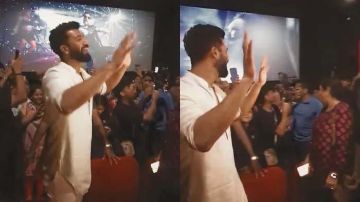 Vicky Kaushal surprised fans watching Bad News in the theatre